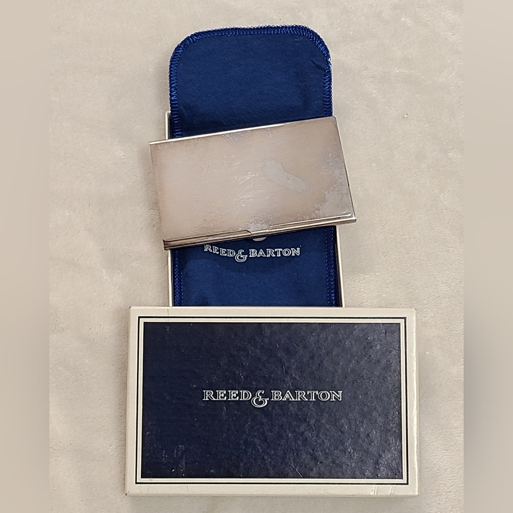 Reed & Barton Silver Plate Card Case